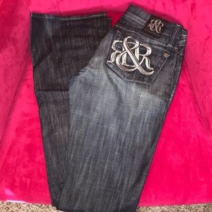Rock & Republic denim luxury boot cut jeans